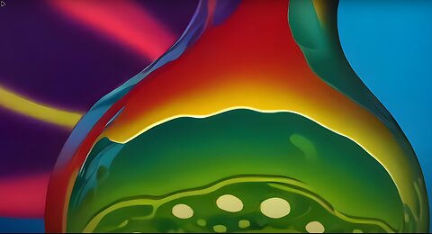Colorful Lava Liquid - Satisfaying multicolor balls. Relaxing meditation video. Abstract colors