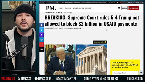 "SCOTUS Rules Trump MUST Pay $2B In USAID Payments, They Are STEALING From Taxpayers"