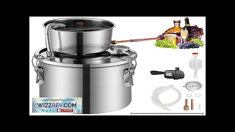 Moonshine Still Water Alcohol Distiller 3Gal w/ Water Pump Stainless Steel Review