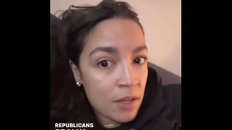 A Dejected AOC Reacts To Trump's Impending Inauguration