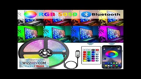 Led Strip Lights Bluetooth Control RGB LED Lights for TV USB 5V Review