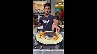 Palak Paneer Cheese Corn Dosa Of Mumbai _ Indian Street Food _ #shorts #short #food