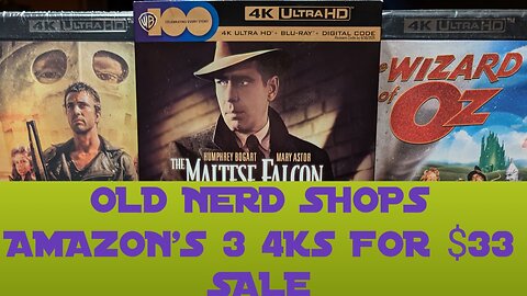 OLD NERD SHOPS AMAZON'S 3 4KS FOR $33 SALE