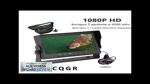 MOQCQGR KA07C 1080P Underwater Fishing Camera 7 inch&4500mAh Battery Winter Fishing Camera Review