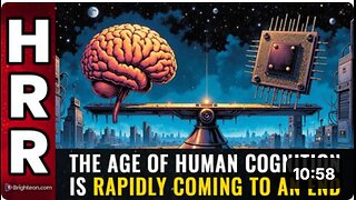 The age of human cognition is rapidly coming to an end