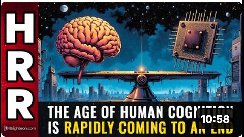 The age of human cognition is rapidly coming to an end