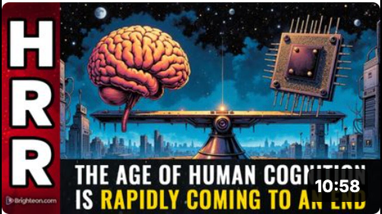 The age of human cognition is rapidly coming to an end