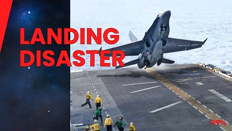 Carrier Landing Disaster: Fighter Jet Faces Turbulence