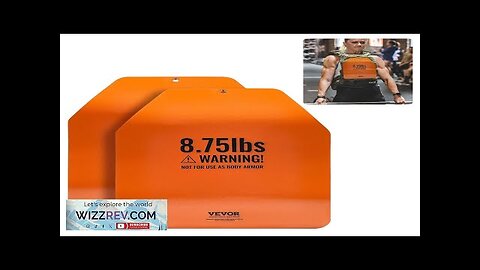 VEVOR Curved Weight Vest Plates for Strength Training Workout 2x8.75 LB Plates Review