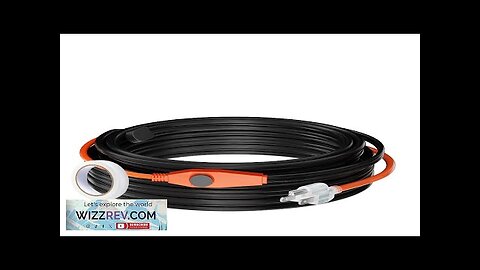 Pipe Heating Cable 80FT 7W/FT Heat Tape for Pipes with Built-in Thermostat Review