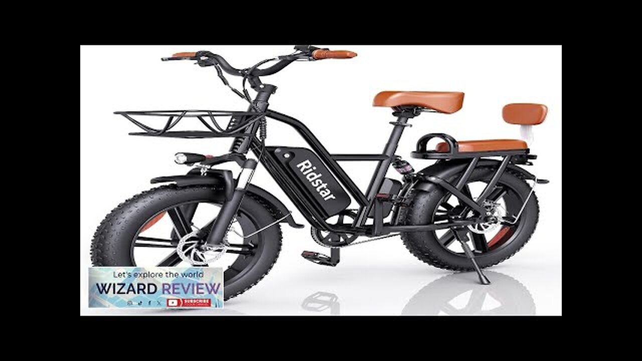 2 Seater Electric Bike for Adults1500/1000W 30MPH 30-70Miles 48V 15AH Removable Battery Review