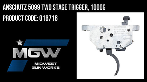 Anschutz 5099 Two Stage Trigger, 1000g - 016716