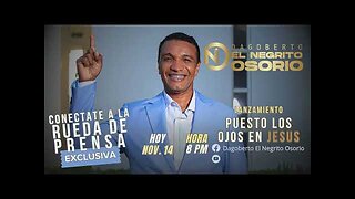 Dagoberto "El Negrito" Osorio - Rueda De Prensa Album "Puesto Los Ojos En Jesus"