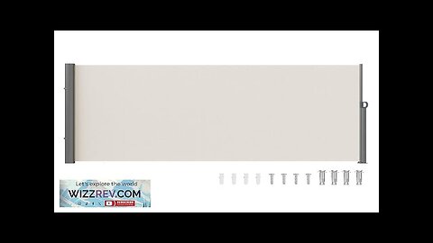 VEVOR Beige Retractable 63'x118'' Awning-Rugged Full Aluminum Rust-Proof Side Awning Patio Review