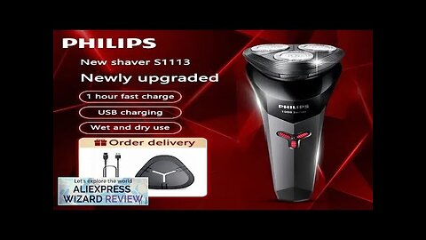 PHILIPS S1113 USB Interface Men's Recommended Fashionable Portable Full-body Water Wash New Review