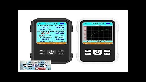 3in1 Multifunctional Electric Field Magnetic Field RF Radiation Tester Handheld Review