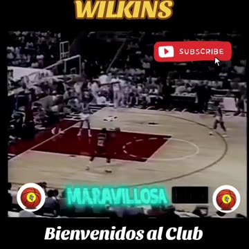 TRIPLE DE DOMINIQUE WILKINS a un décima! ALL STAR GAME 1990