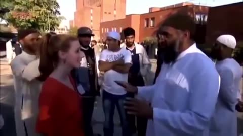 British woman returns to her hometown to discover it's been taken over by Muslims.