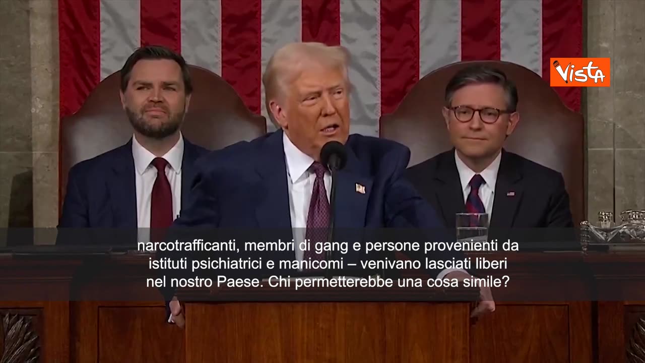 NOTIZIE DAL MONDO Trump; 'Biden è stato il peggior presidente della storia USA' si contavano centinaia di migliaia di attraversamenti illegali ogni mese e trafficavano i bambini.Così il Presidente USA Donald Trump al Congresso USA