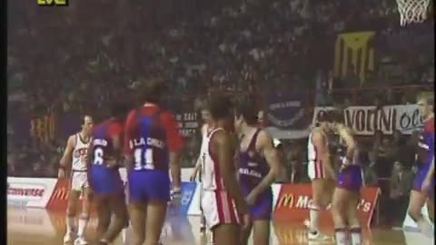 "Scavolini Pesaro vs Barça" FINAL RECOPA EUROPA'86 (18 de Marzo, 1986)