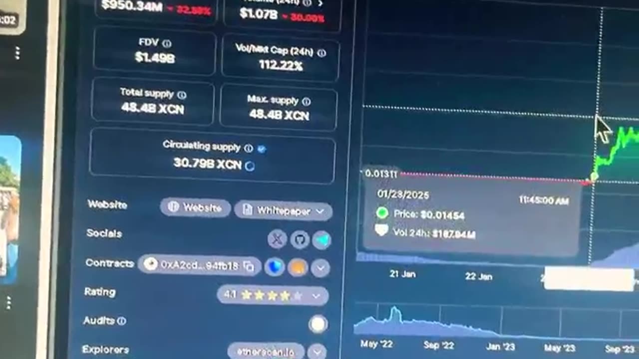 xcn coin don’t sleep on your wins! get your money and get back in at a lower position win millions!