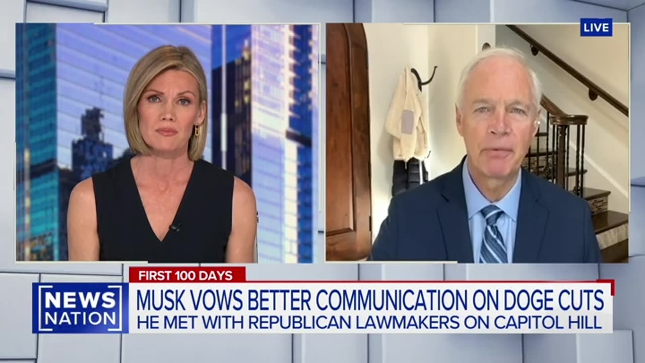 Senator Ron Johnson on NewsNation Live 3.7.25