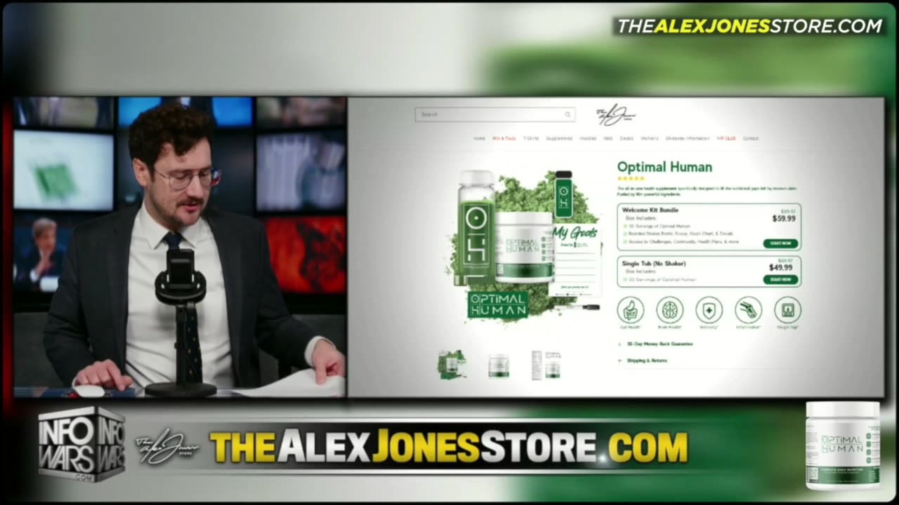 INFOWARS LIVE - 3/4/25: The American Journal with Harrison Smith / The Alex Jones Show / The War Room With Owen Shroyer