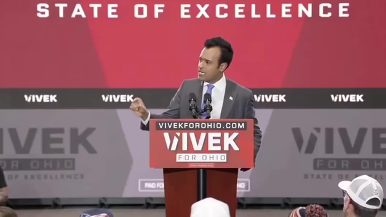 Vivek Ramaswamy officially runs for governor of Ohio.