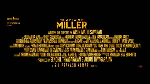 CAPTAIN MILLER 【2024 film】Trailers