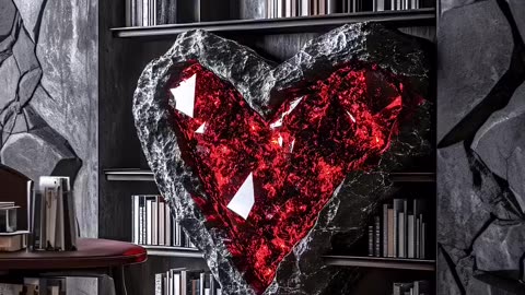 :AI Generated...💥 Red diamond heart ❤️ discovery for disine ✨ #rumble #rumble #viral