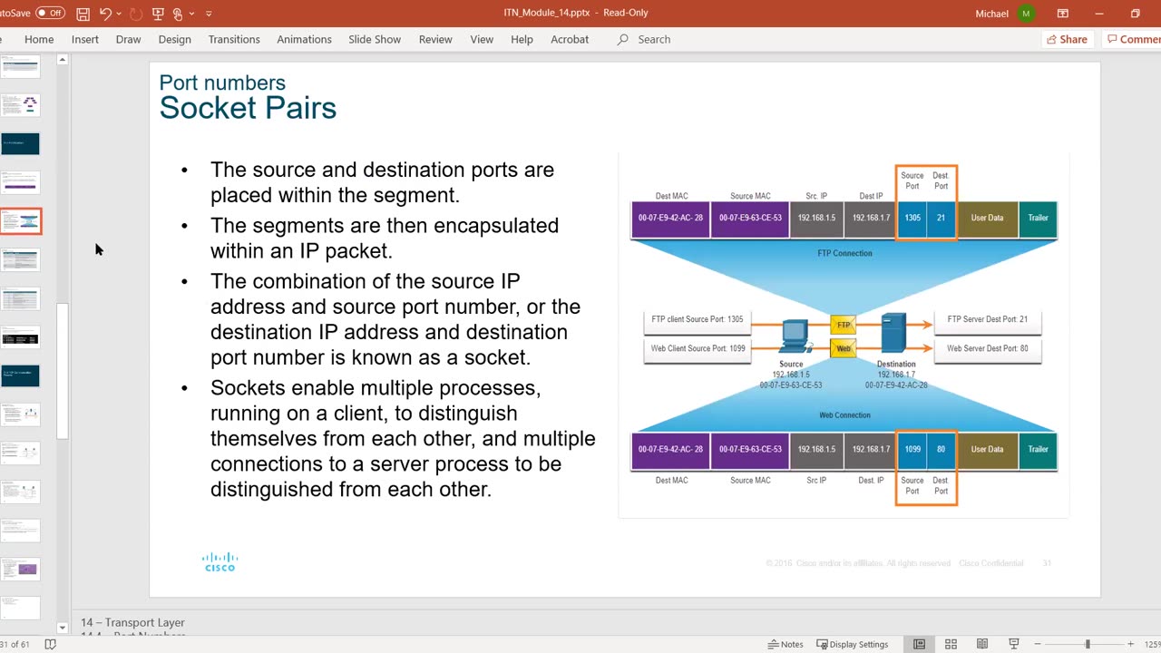 CCNAv7 - Chapter 14.4 - Lecture