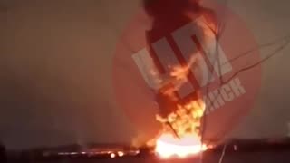 🔥🔥🔥 A plastic factory is on fire in the Kaluga region, Russia.