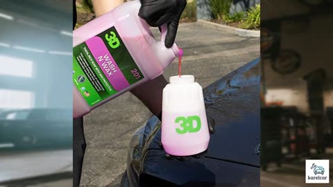 3D Wash N Wax Car Wash Soap - pH Balanced, Easy Ri