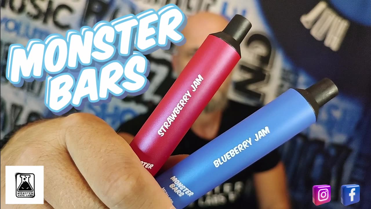 MONSTER BARS disposable | MONSTER VAPE LABS EU | * Ελληνική Παρουσίαση *