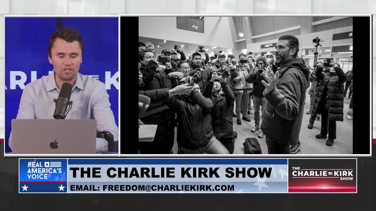 Charlie Kirk Shares An Exclusive Look Inside His Trip to Greenland