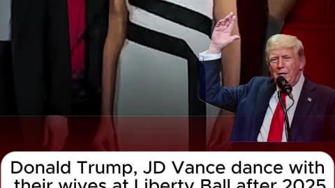 Donald Trump, JD Vance dance with their wives at Liberty Ball after 2025 inauguration