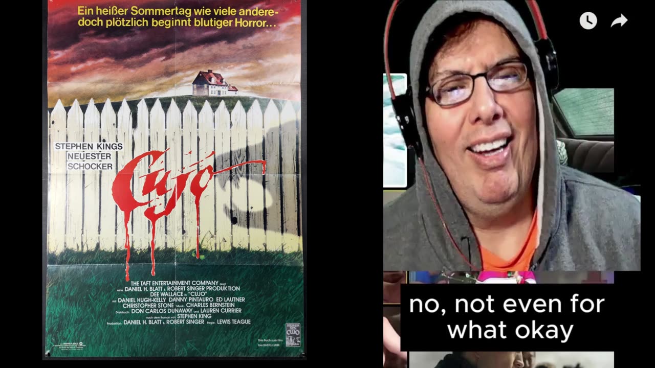 Vintage Monday Cujo - (1983) Original Theatrical Trailer -REACTION/REACCION