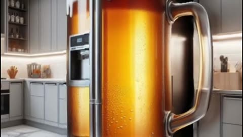 Take all my money! 😂 I need a beer mug shaped refrigerator! 🍺