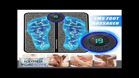 Foot Massger Sole Massage Pad Feet Muscle Stimulation 8 Modes 19 Level Review