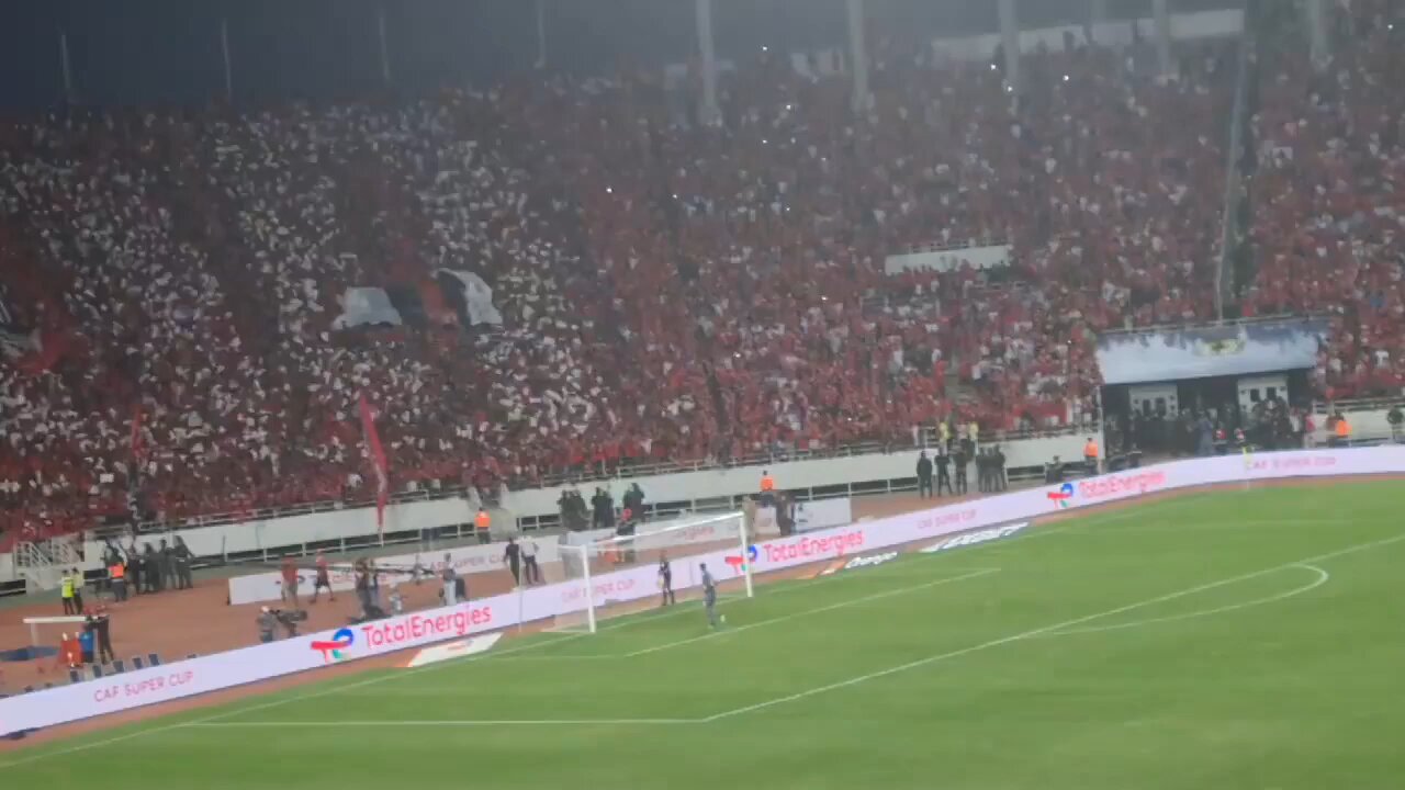 Wydad Casablanca fans creating a fabulous atmosphere