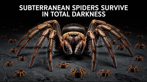 Subterranean Spiders Survive in Total Darkness