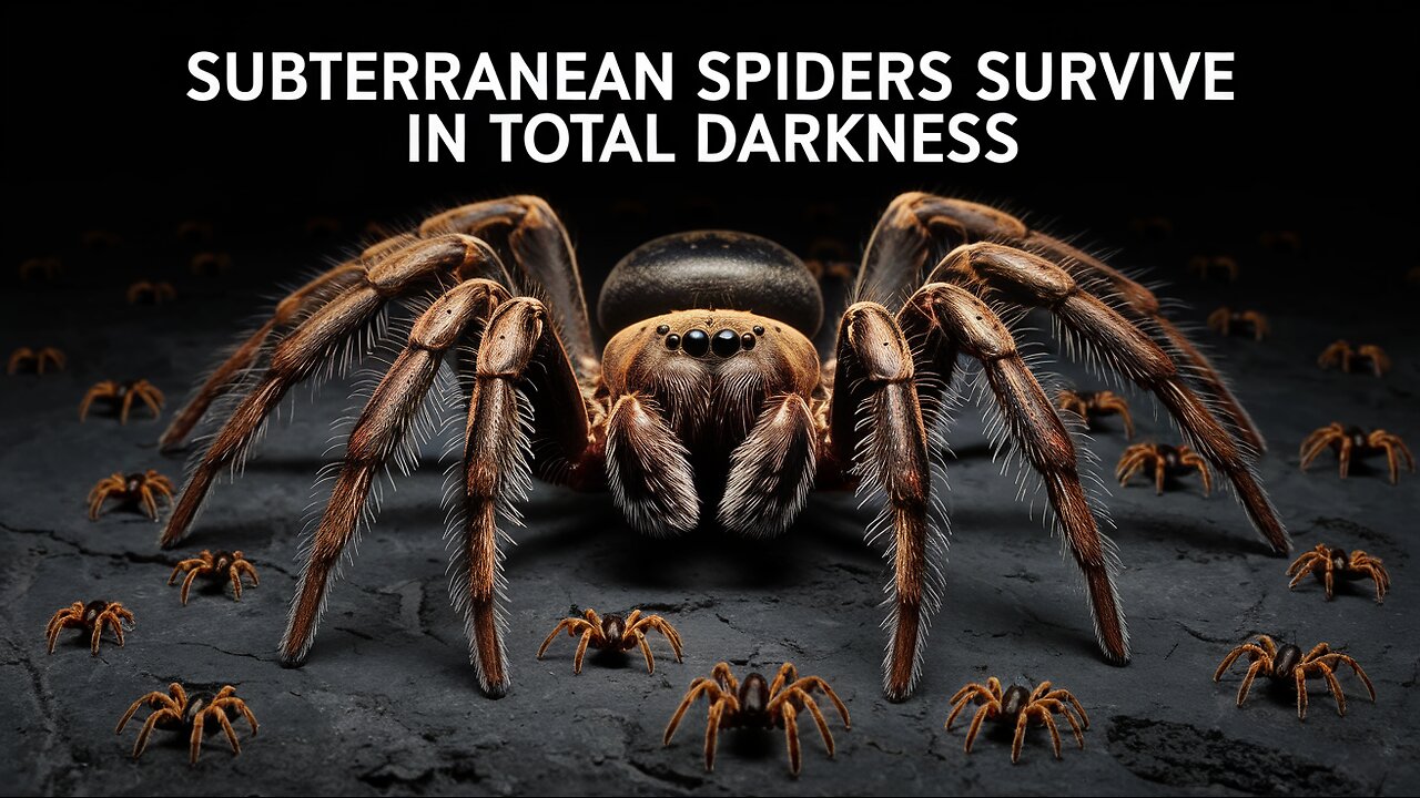 Subterranean Spiders Survive in Total Darkness