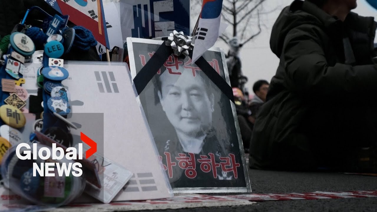 Thousands rally in South Korea as President Yoon’s impeachment ruling nears