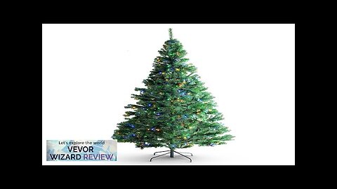 VEVOR Christmas Tree 7.5ft Prelit Artificial Xmas Tree Full Holiday Decor Tree Review