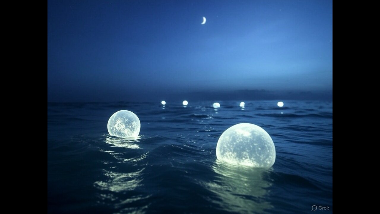 Are Orbs Appearing from the Ocean Really Coming from a Mothership?