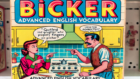Vocabulary and Pronunciation "BICKER" with WITH TAG QUESTIONS Advanced English