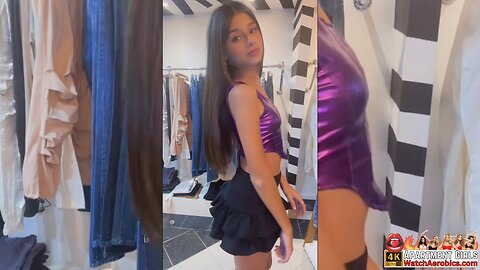 Apartment Dancing Teen Girls | Teen Outfits Style Skirts Shop #2 4K HD