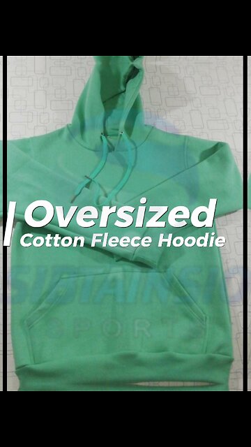 🎥 Stay Cozy & Stylish: Men’s Oversized Cotton Fleece Hoodie! 🏆✨