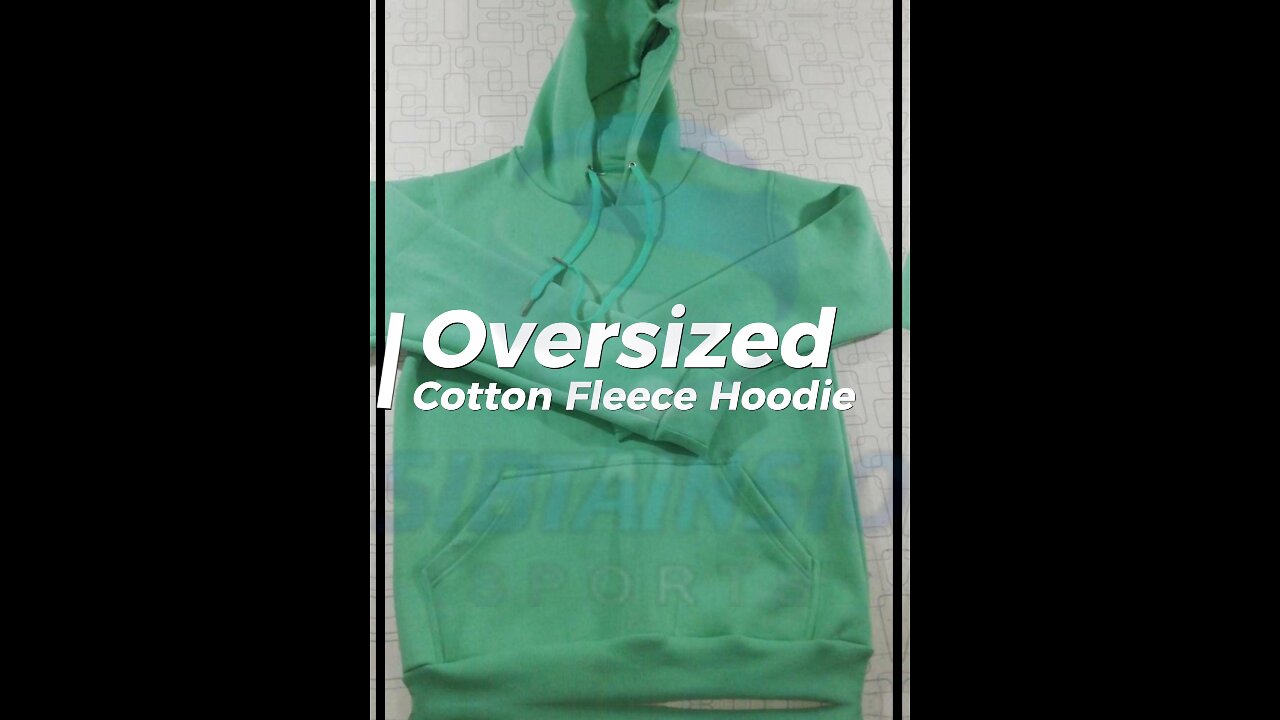 🎥 Stay Cozy & Stylish: Men’s Oversized Cotton Fleece Hoodie! 🏆✨