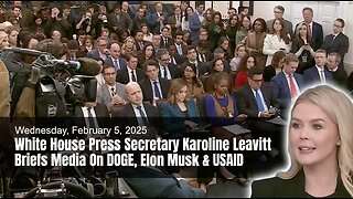 White House Press Secretary Karoline Leavitt Briefs Media On DOGE, Elon Musk & USAID